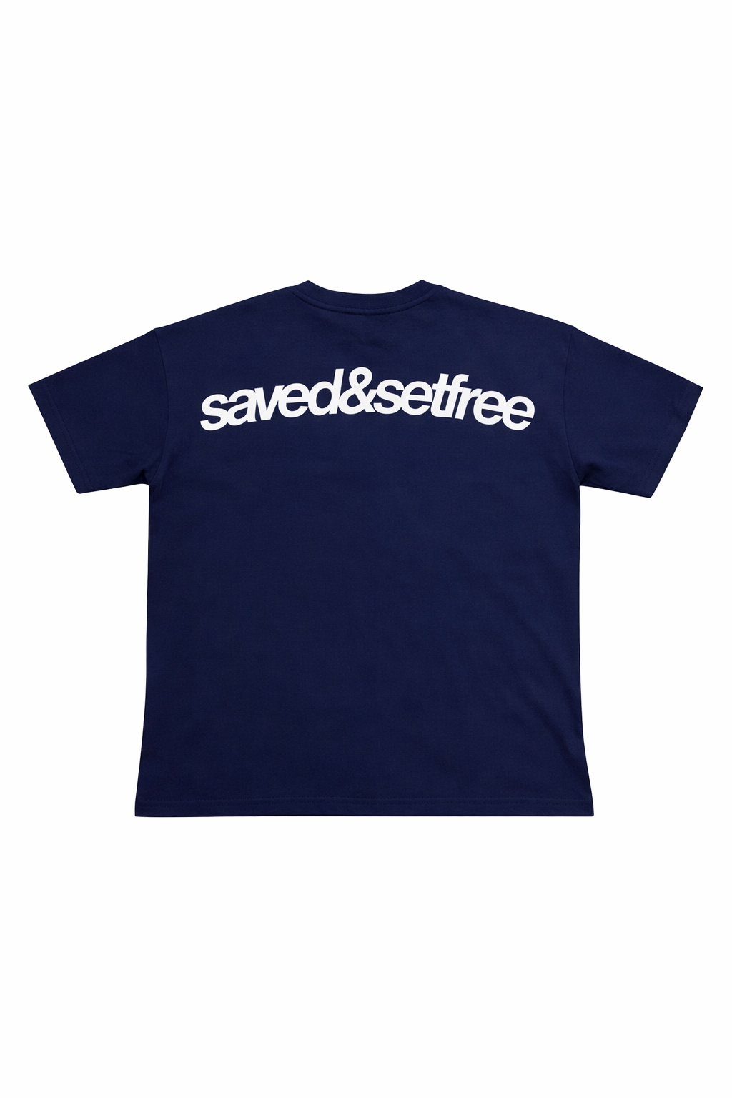 Saved and Set Free Tee - Navy