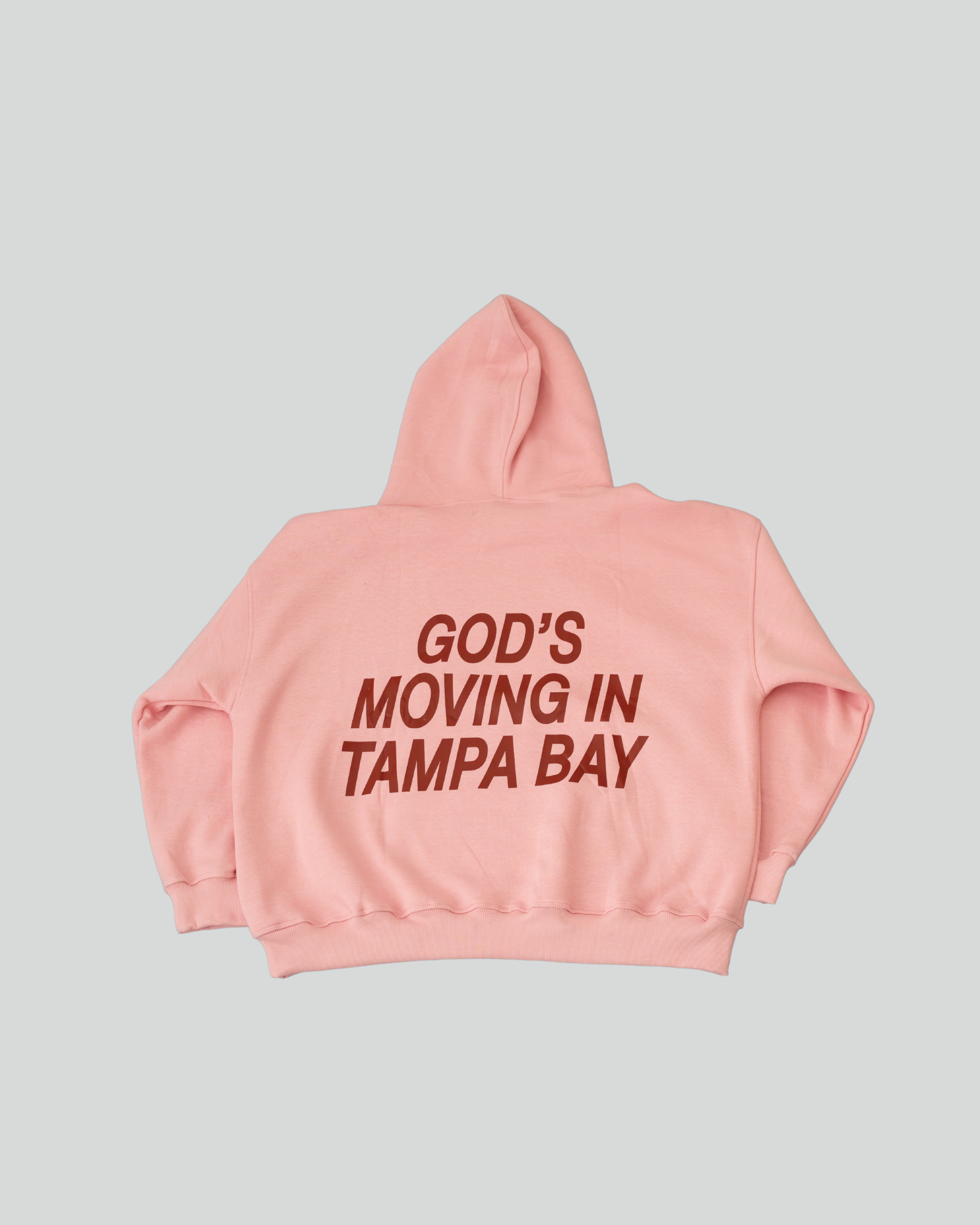 God’s Moving in Tampa Bay Hoodie — Rose